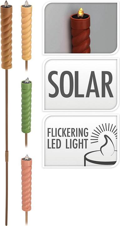 Produktbild Gartenfackel Solar Kerzenstyle