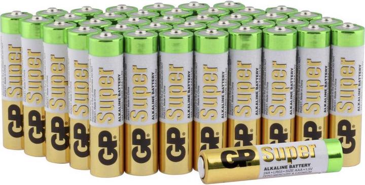 Produktbild GP Batteries Micro (AAA) Batterie Super Alkaline Batterien Micro, 40er (40 Stk., AAA)