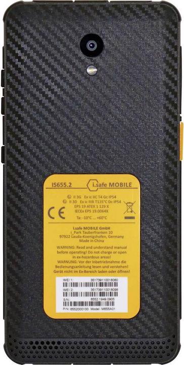 Actual product image I.safe Mobile IS655.2 (32 GB, Black, 5.50", Dual SIM, 13 Mpx, 4G)