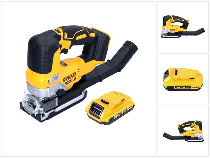 Actual product image DeWalt DCS 334 N Battery pendulum action jigsaw 18 V Brushless + 1x battery 2.0 Ah - without charger