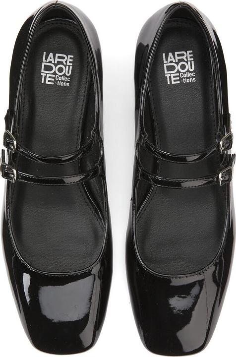 Actual product image La Redoute Collections Strappy ballerinas with a small heel (39)