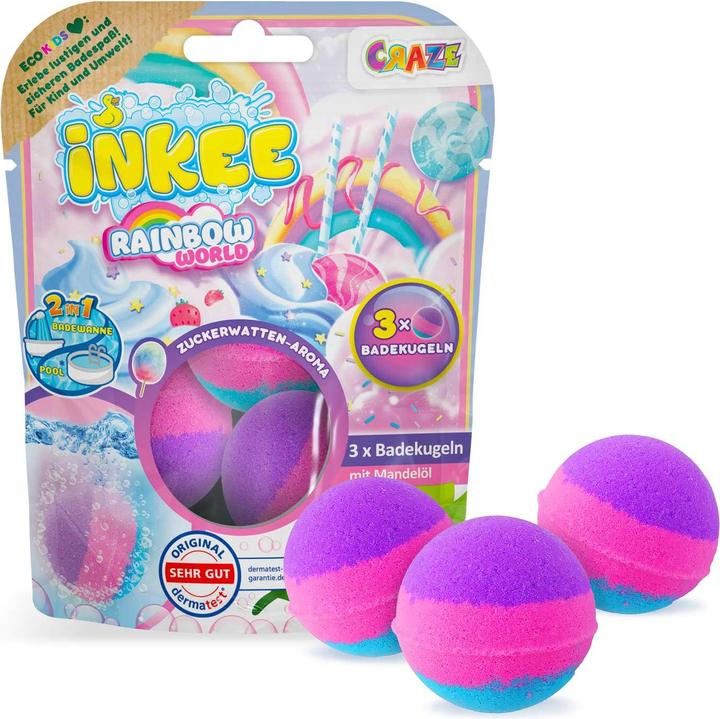 Image du produit Craze Inkee Rainbow World (Bombe de bain)