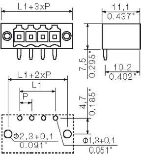 Actual product image Weidmüller Weidmller PCB Connectors Orange 1607140000 Content: 50 pcs (1607140000)