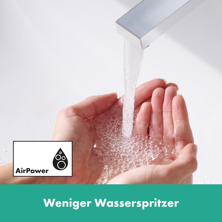 Produktbild hansgrohe Tecturis E 2-gats wastafelkraan 150 CoolStart met waste chroom
