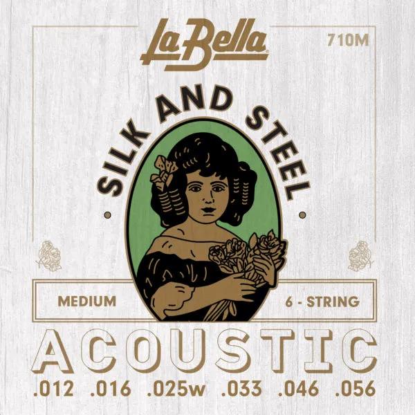 Image du produit La Bella 710M Silk & Steel Med. 012/056 (6 x, Guitare, 0.01")