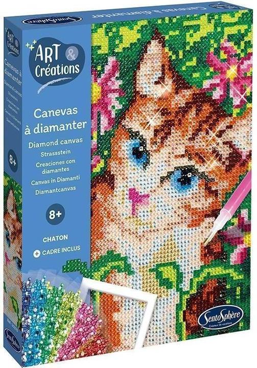Actual product image Sentosphere Rhinestone picture cat