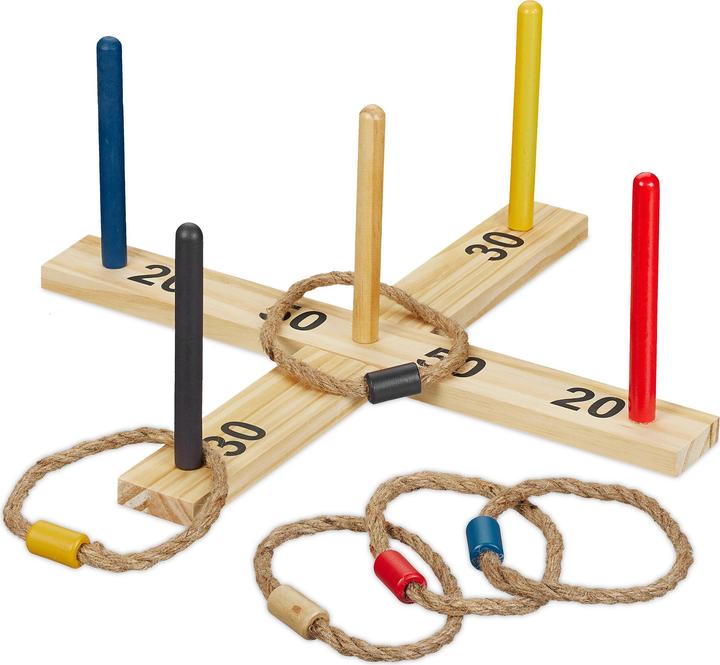 Relaxdays Ring toss game