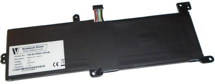 Actual product image Vistaport Battery for Lenovo Ideapad 3*0-15***/320-14ABR/520-15IKBR (2 Cells, 4670 mAh)