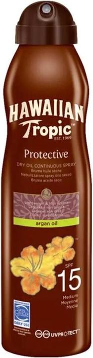 Hawaiian Tropic ARGAN OIL bruma SPF15 spray 177 ml (Suntan oil, SPF 15, 177 ml)