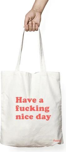 Immagine prodotto Fisura Borsa per tote "Buona giornata f******".