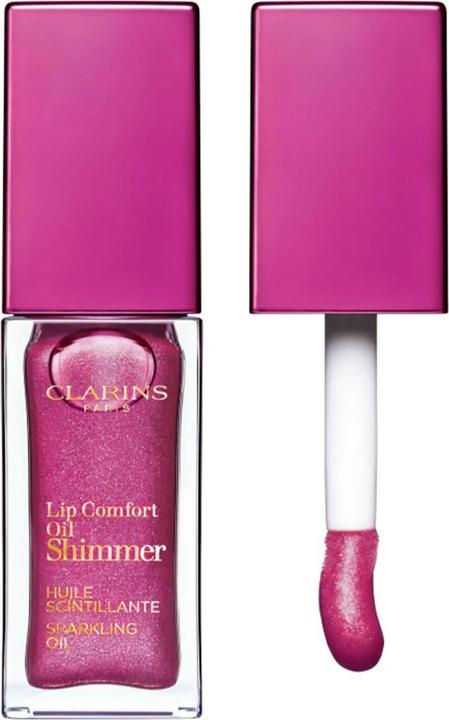 Actual product image Clarins Lip Comfort Oil - Shimmer Funky Raspberry 03 (No. 03 - funky raspberry)