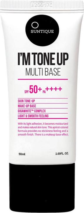 Actual product image Suntique I'M TONE UP Multi Base SPF50+ (Sun cream face, SPF 50, 50 ml)