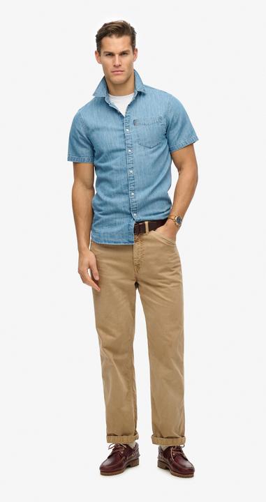 Produktbild Superdry Essential Kurzarm-Jeanshemd (L)
