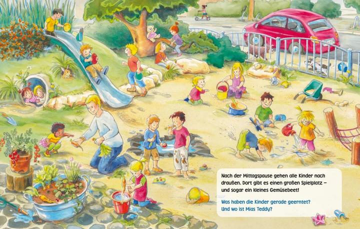 Produktbild Unkaputtbar: Mein erstes Wimmelbuch: Ein Tag in der Kita (Deutsch, Sibylle Schumann, 2022)