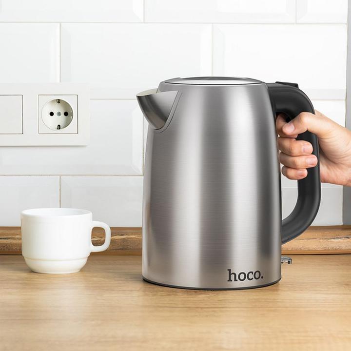 Produktbild Hoco Other stainless steel electric kettle 1,7L HE12 stainless steel (1.70 l)