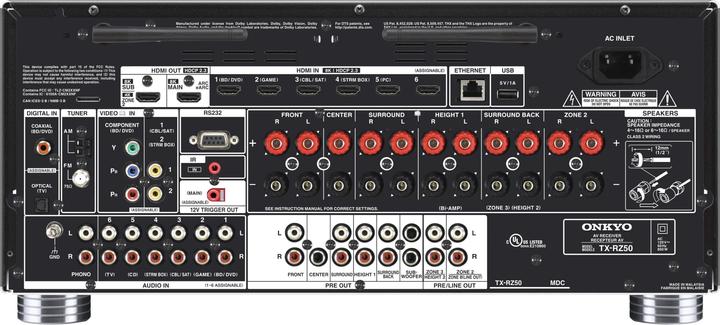 Produktbild Onkyo TX-RZ50 (9.2 Kanal, AM, FM, DAB+)