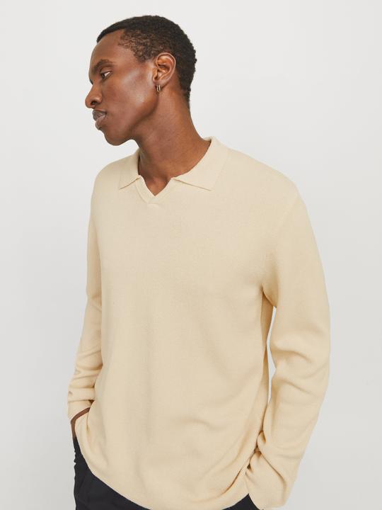 Actual product image Jack & Jones Jprwason Knit Split Neck Styd Aw24 (L)