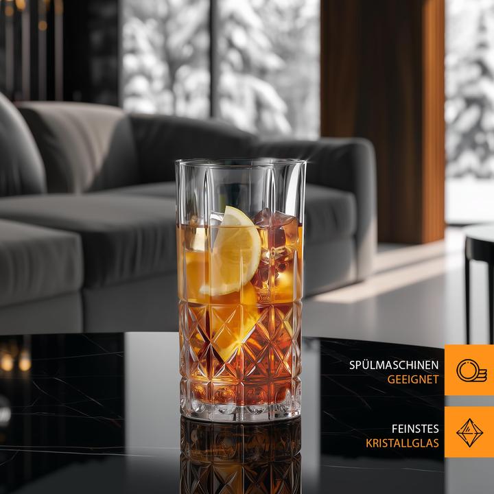 Produktbild Nachtmann Longdrinkbecher Highland (4.45 dl, 4 x, Longdrinkgläser)