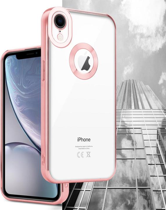 Actual product image Cadorabo TPU Chrome case with camera protection for Apple iPhone XR (Apple iPhone XR)