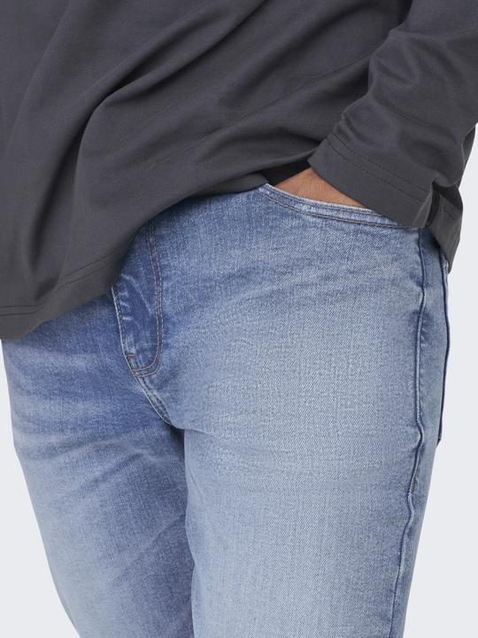 Produktbild Only & Sons Slim Fit Niedrige Taille Jeans Slim Fit Jeans (W32/L34)