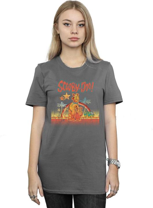 Immagine prodotto Scooby Doo Palm Trees Maglietta Ampia Donna (XL)