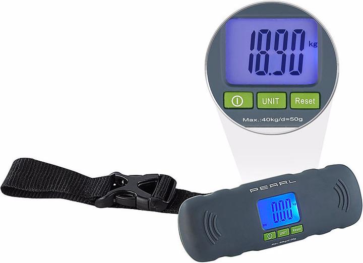 Actual product image Pearl Digital luggage scale with LCD display and tare function (Luggage scale)