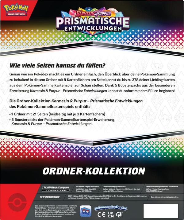 Actual product image Pokémon PKM: Karmesin & Purpur 8.5 - Portfolio Kollektion (German, Booster Pack)