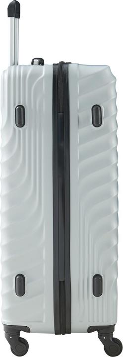 Immagine prodotto Pro-Tec Reisekoffer Pona 3er Set Hellgrau (100 l, Bagaglio a mano (fino a 50 litri), M (50 - 90l), L (90 - 115l))