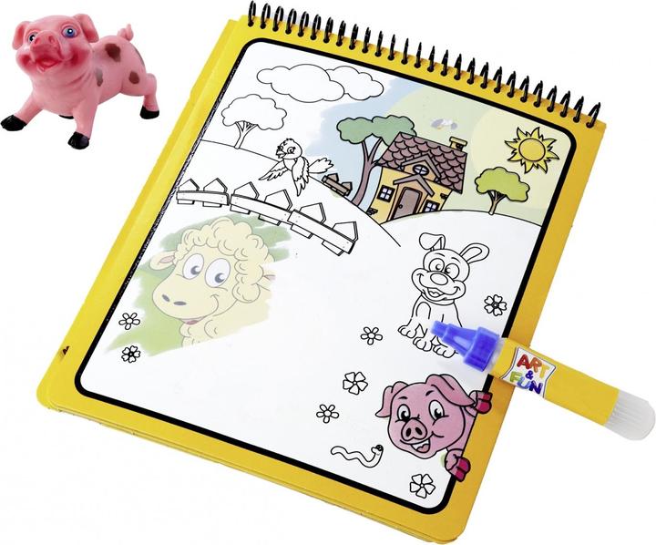 Actual product image Simba A&F Water Magic Farm Colouring Book