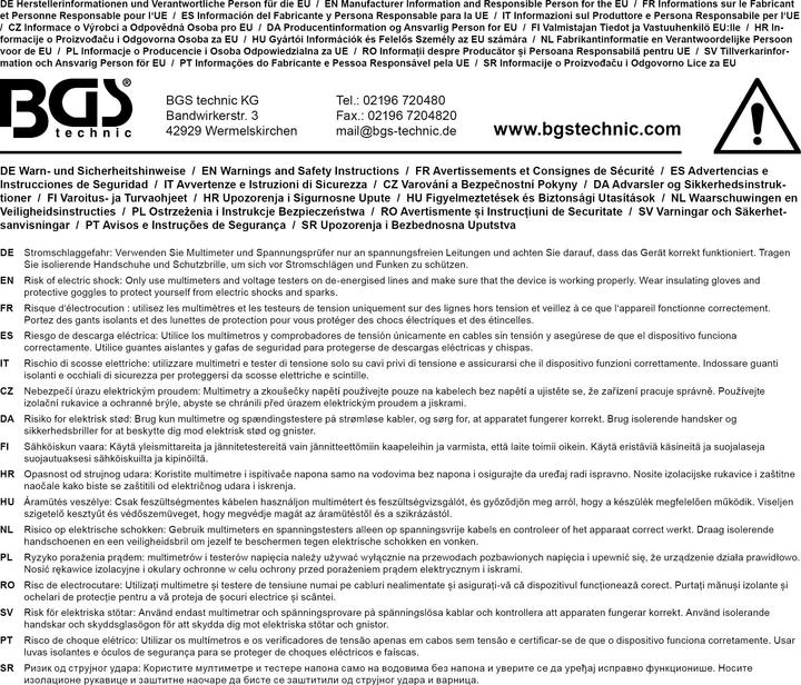 Produktbild BGS Spannungsprüfer