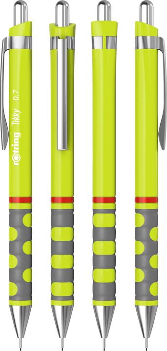 Immagine prodotto Rotring Minenbleistift Tikky 0.7 mm, limegreen (0.70 mm, HB, 1 x)