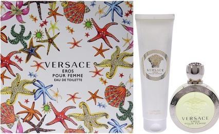 Image du produit Versace Eros Pour Femme - EDT 100 ml + tÄ'lovÃ© mlÃ©ko 150 ml (Eau de toilette, 100 ml)