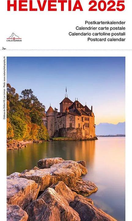 Image du produit Calendrier de cartes postales Helvetia 2025 (16,5 x 23 cm, Allemand)
