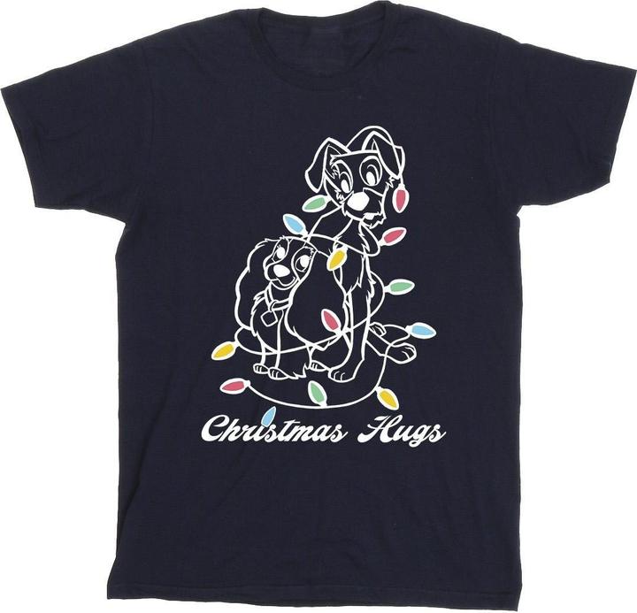 Disney Lady And The Trump Christmas Hugs TShirt (XL)