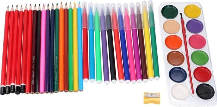 Actual product image Topwrite Rinkinys crayons, markers and paints 43 vnt. (Multicoloured, 43 x)