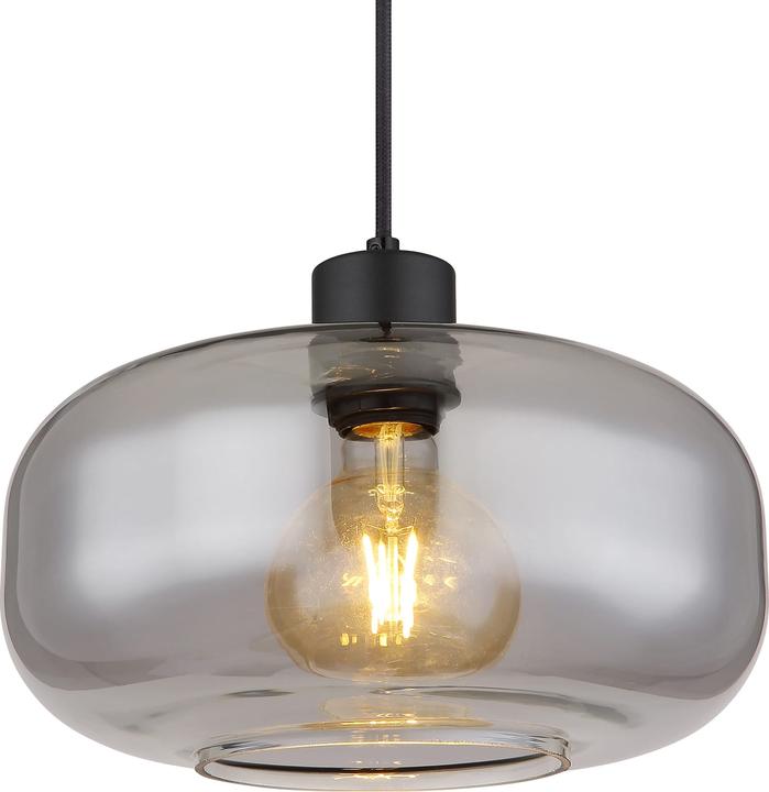 Produktbild Globo Hängeleuchte Giuseppe schwarz matt 1xE27 (E27)