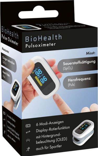 Produktbild Bio Health Pulsoximeter mit Perfusions-Index (PI)