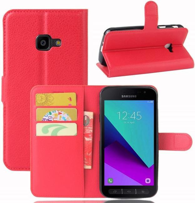 Produktbild MU Classic Leder Case mit Litchitextur (Samsung Galaxy Xcover 4)