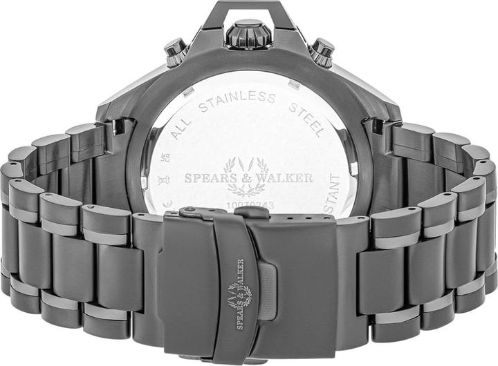 Image du produit Spears & Walker Montre à quartz Varus II Acier inoxydable Anthracite - 34108 (Chronographe, 49 mm)