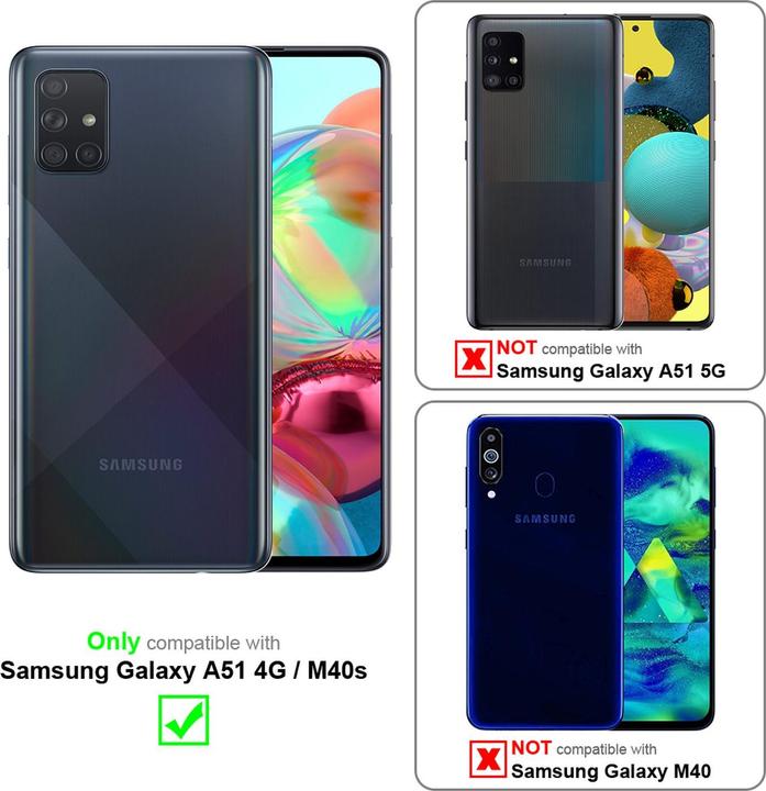 Actual product image Cadorabo TPU Matt Metallic Cover (Samsung Galaxy M40s)