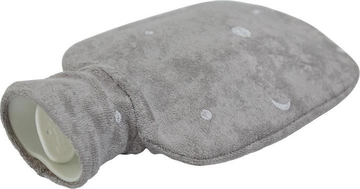 Actual product image Zewi Rubber bed bottle with terry cloth cover (0.80 l)