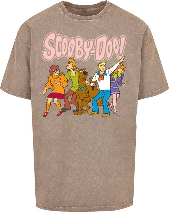 Actual product image Absolute Cult Scooby Doo - Core Group Acid Washed Oversize Tee - 114879 (L)