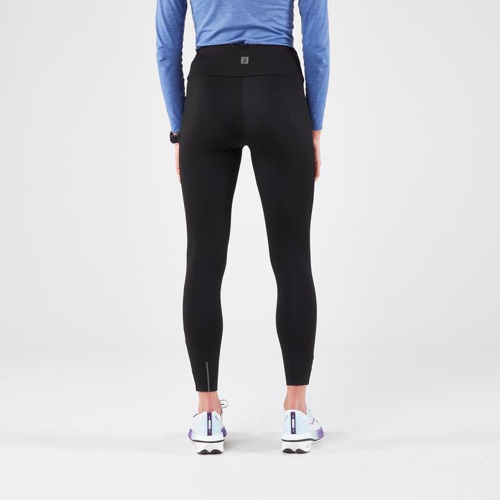 Produktbild Kalenji Lauftights lang Damen warm - Run 100 schwarz (W26/L30)