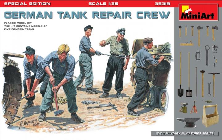 Image du produit Mini art French Tank Repair Crew.Special Edition
