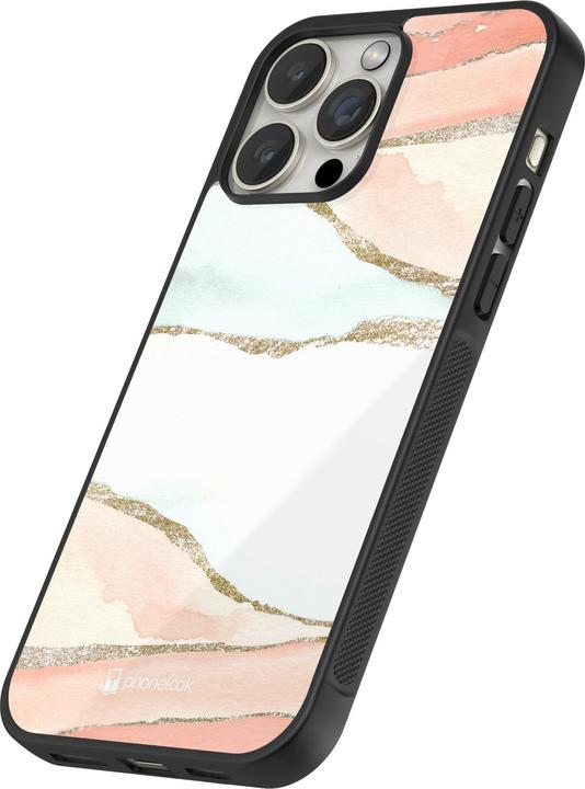 Immagine prodotto PhoneLook Coperchio in silicone nero arancione scintillante (Apple iPhone 12 Pro Max)