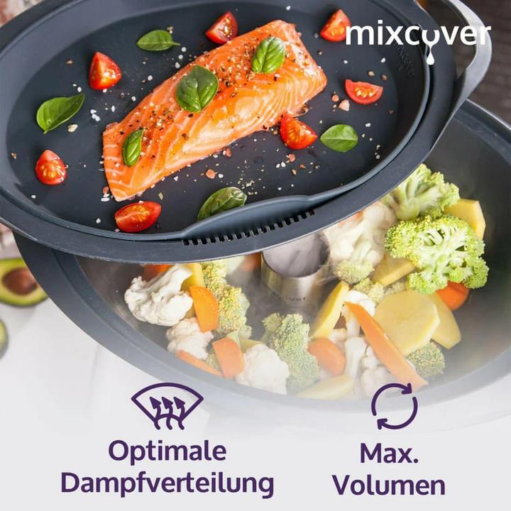 Produktbild Mixcover Dampfkamin Zubehör für Varoma Thermomix TM5 TM6 TM31 Zubehör