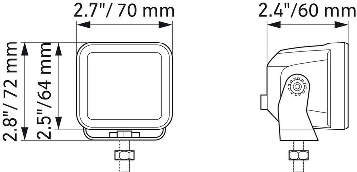 Actual product image Hella Spotlight