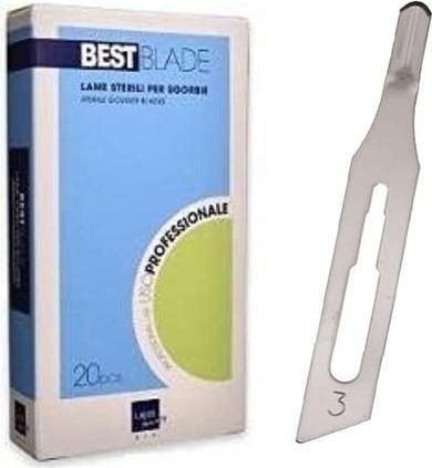 Produktbild Best Blade Gouges Size 3mm Blades for Podiatry - Pack of 20 (Hornhautentferner)