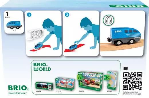 Actual product image Ravensburger BRIO World - 36019 Train with pull-back motor | Toy train for children aged 3 and over