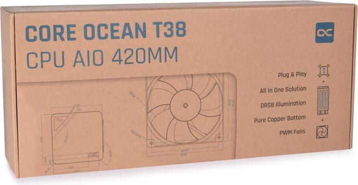 Produktbild Alphacool Corea Ocean T38 420mm CPU Digital Komplett-Wasserkühlung